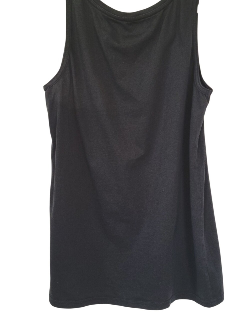 Pact Organic Cotton Black M Muscle Tank Capsule Minimalist Relaxed - Picture 3 of 10